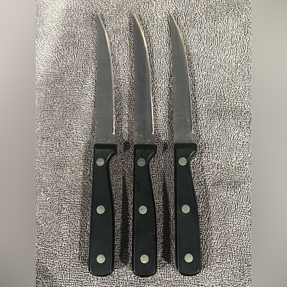 Incomplete Chefmate Kitchen Knife Set /w Honing & Block. - Picture 11 of 16